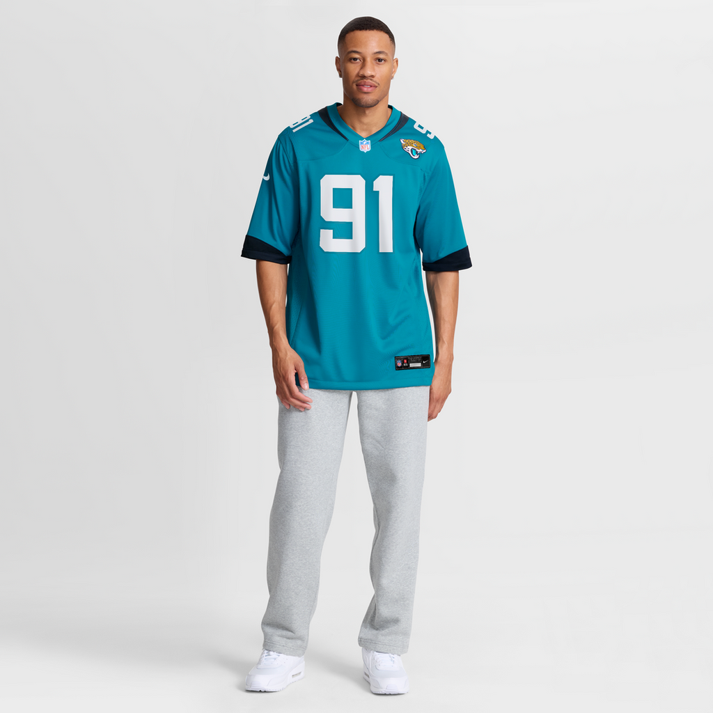 Arik Armstead Jacksonville Jaguars Teal Team Game Jersey