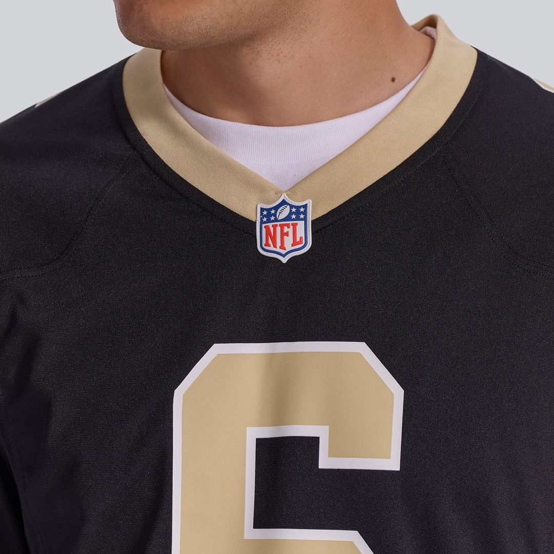 Tyler Shough New Orleans Saints Gold Alternate Game Player Jersey