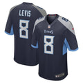 Will Levis Tennessee Titans Navy Game Jersey