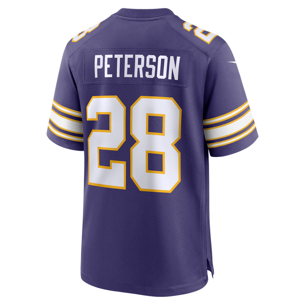 Adrian Peterson Minnesota Vikings Purple Alternate 2 Classic Retired Game Jersey