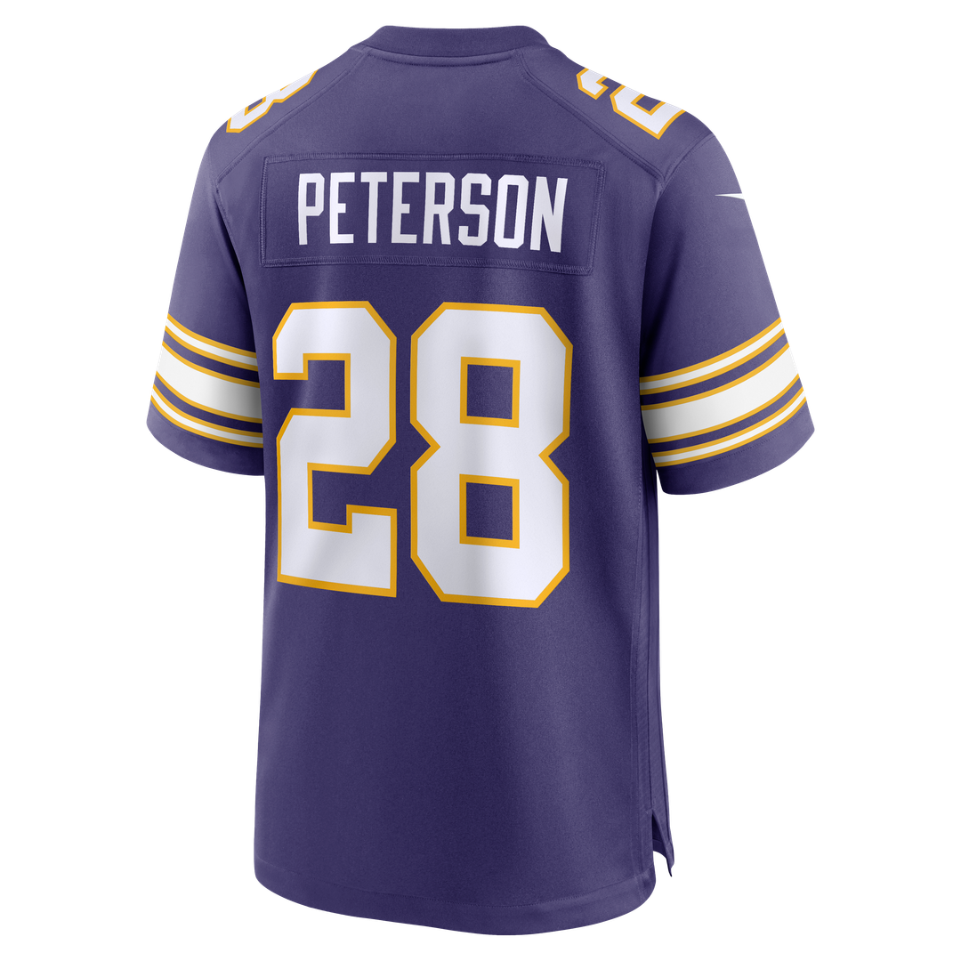 Adrian Peterson Minnesota Vikings Purple Alternate 2 Classic Retired Game Jersey