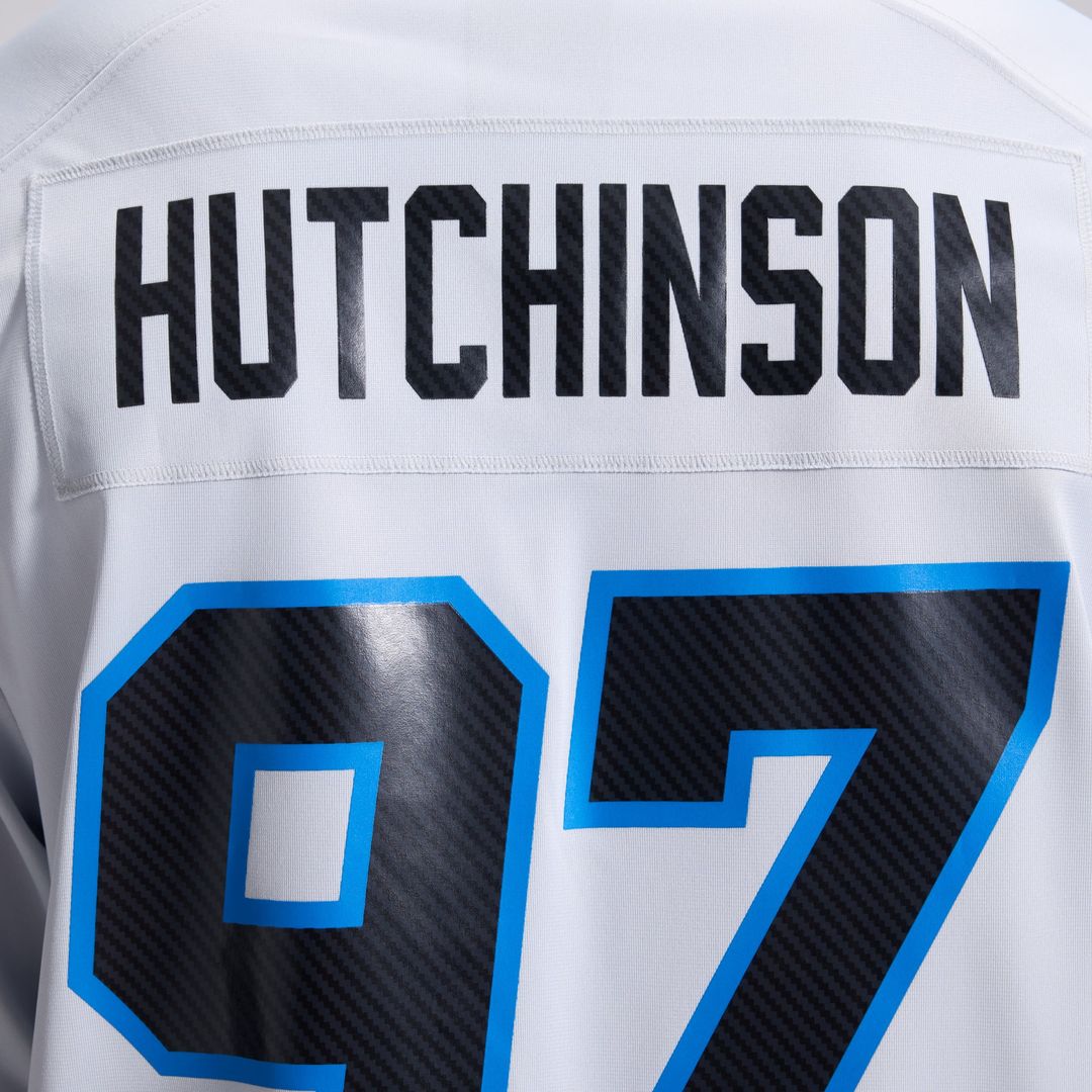 Aidan Hutchinson Detroit Lions Silver 2026 Rivalries Collection Game Jersey