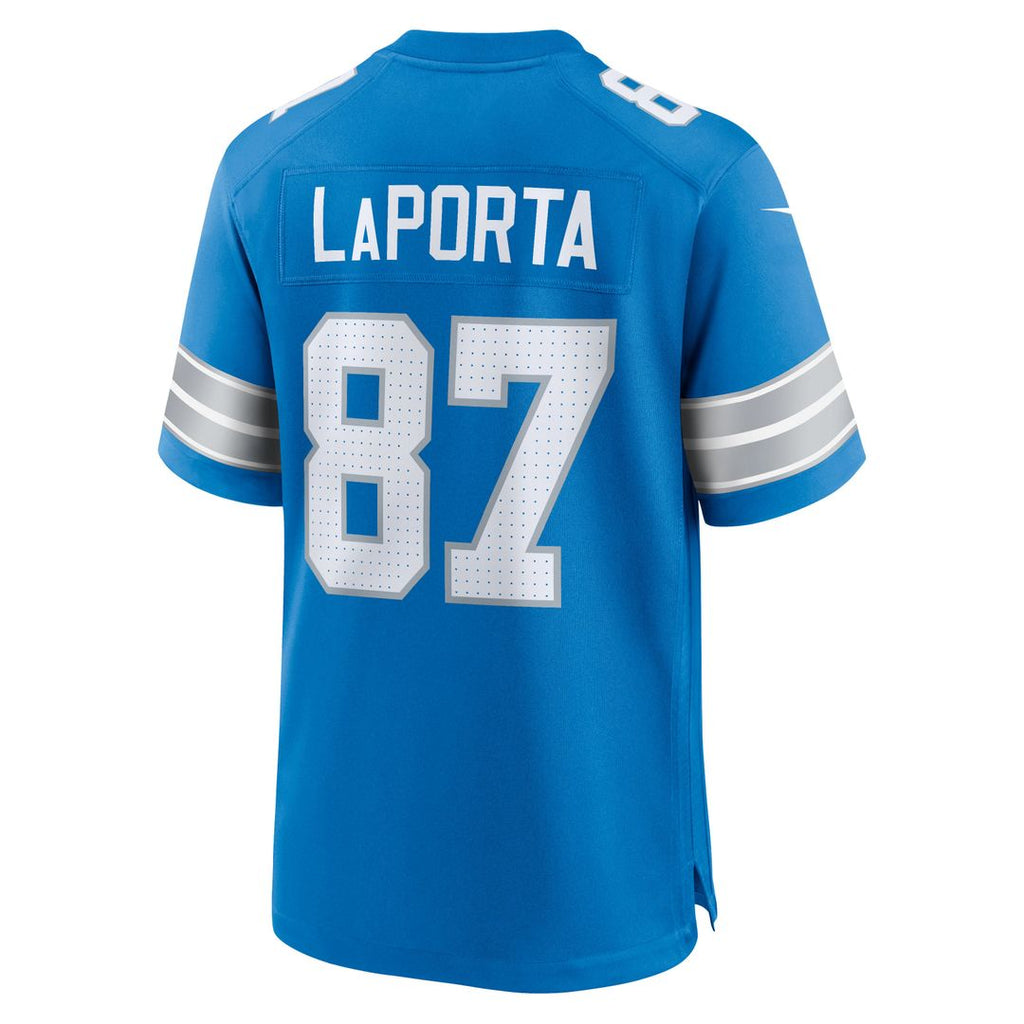 Sam LaPorta Detroit Lions Blue Game Jersey