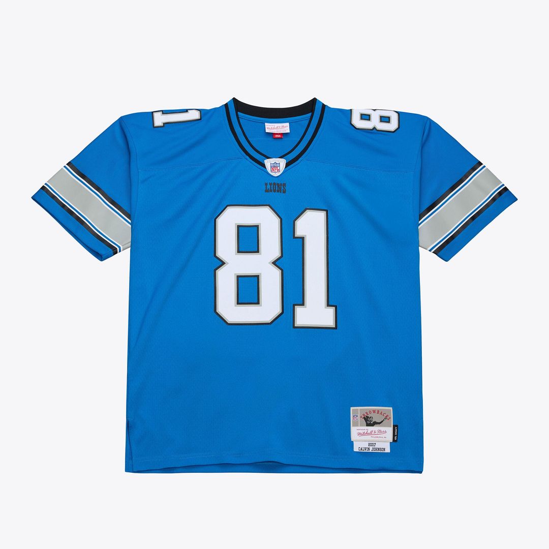 Calvin Johnson Detroit Lions Blue 2007 Legacy Replica Jersey