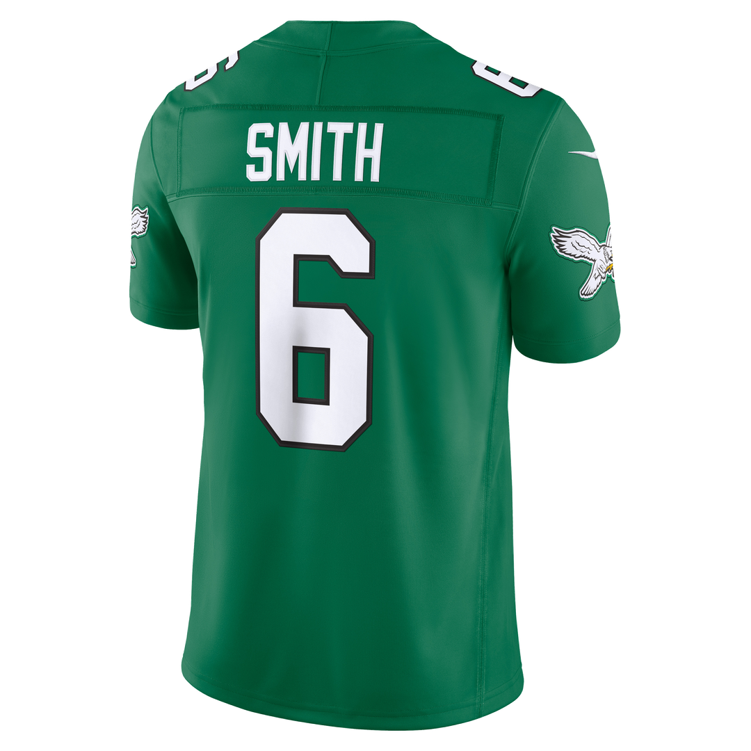 DeVonta Smith Philadelphia Eagles Kelly Green Alternate Vapor F.U.S.E. Stitched Limited Jersey