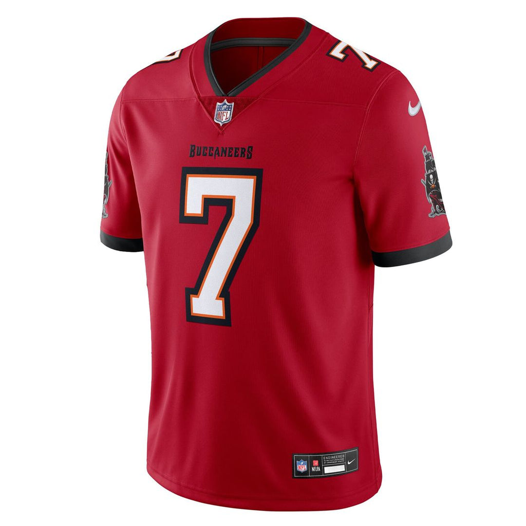 Bucky Irving Tampa Bay Buccaneers Red Vapor Untouchable Stitched Limited Jersey