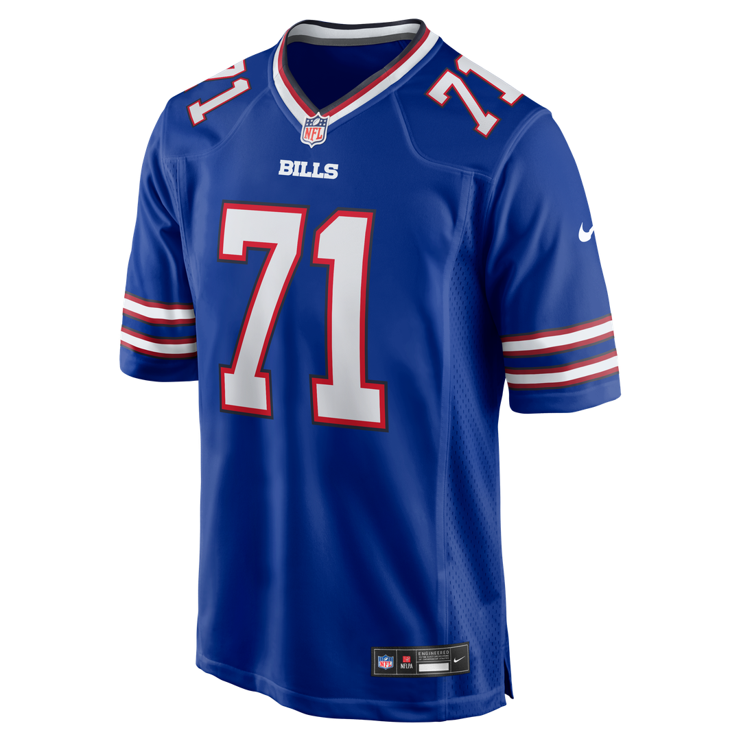 Jedrick Wills Jr. Buffalo Bills Royal Team Game Jersey