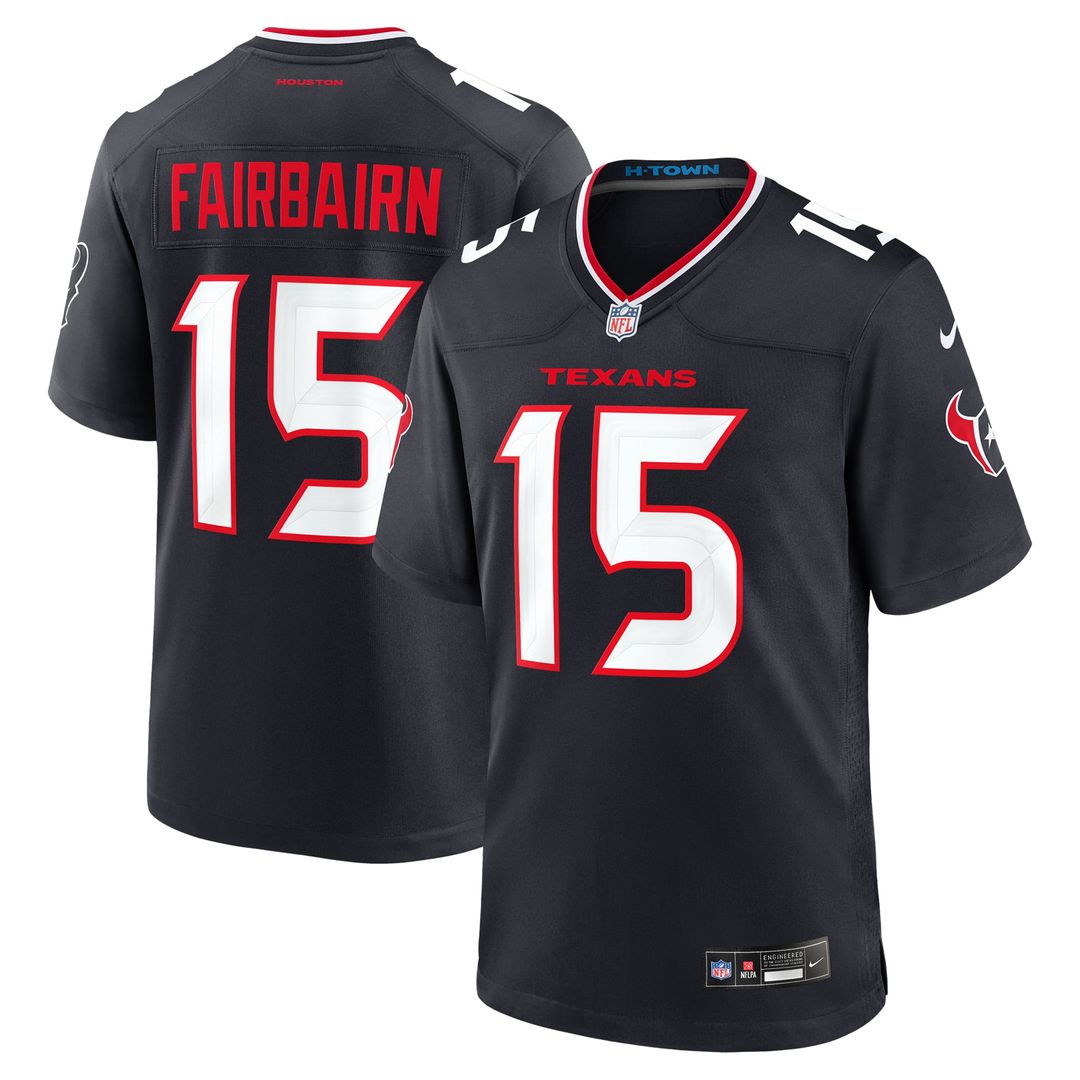Ka'imi Fairbairn Houston Texans Navy Team Game Jersey