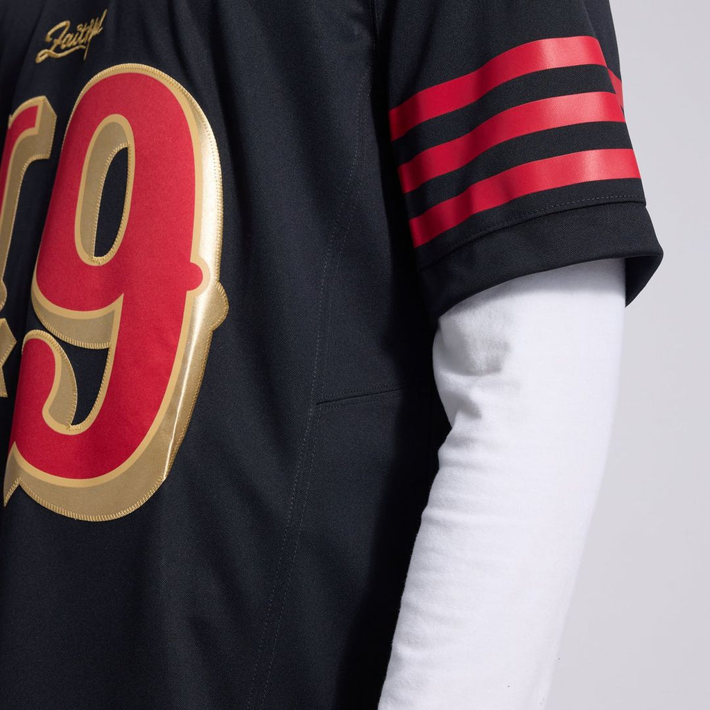 The Faithful San Francisco 49ers Black Rivalries Collection Stitched Limited Jersey