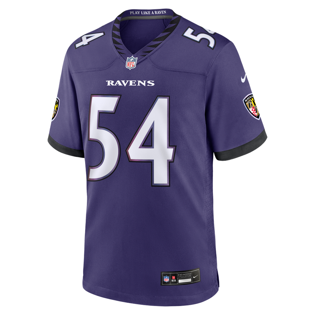 Jovaughn Gwyn Baltimore Ravens Purple Team Game Jersey
