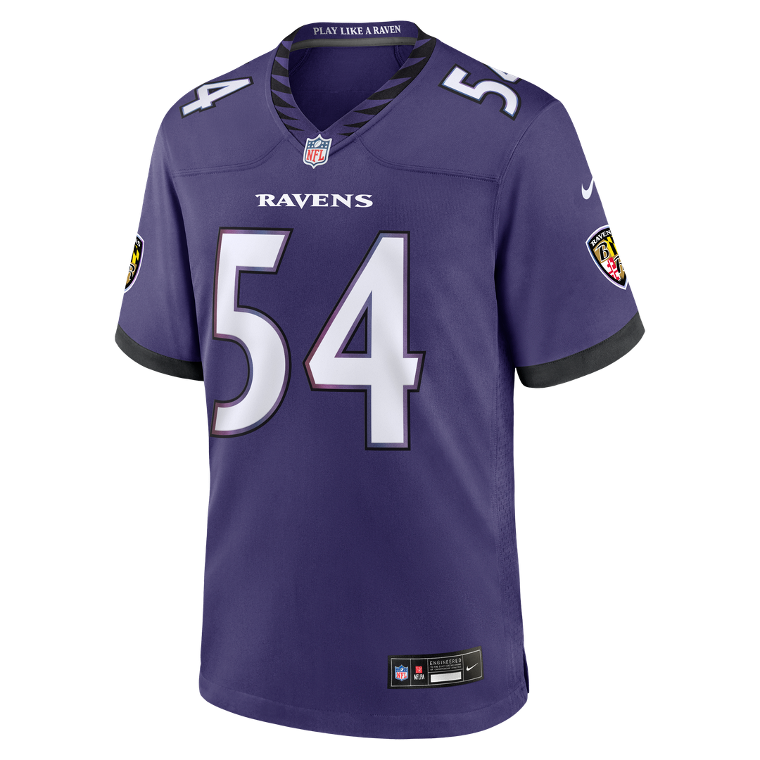 Jovaughn Gwyn Baltimore Ravens Purple Team Game Jersey