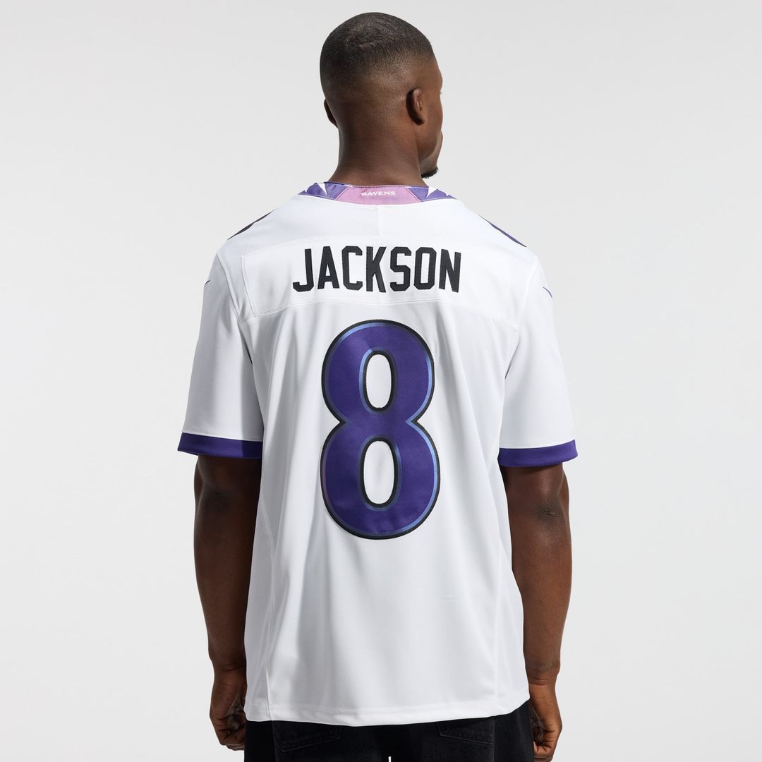 Lamar Jackson Baltimore Ravens Purple Team Vapor F.U.S.E. Stitched Limited Jersey