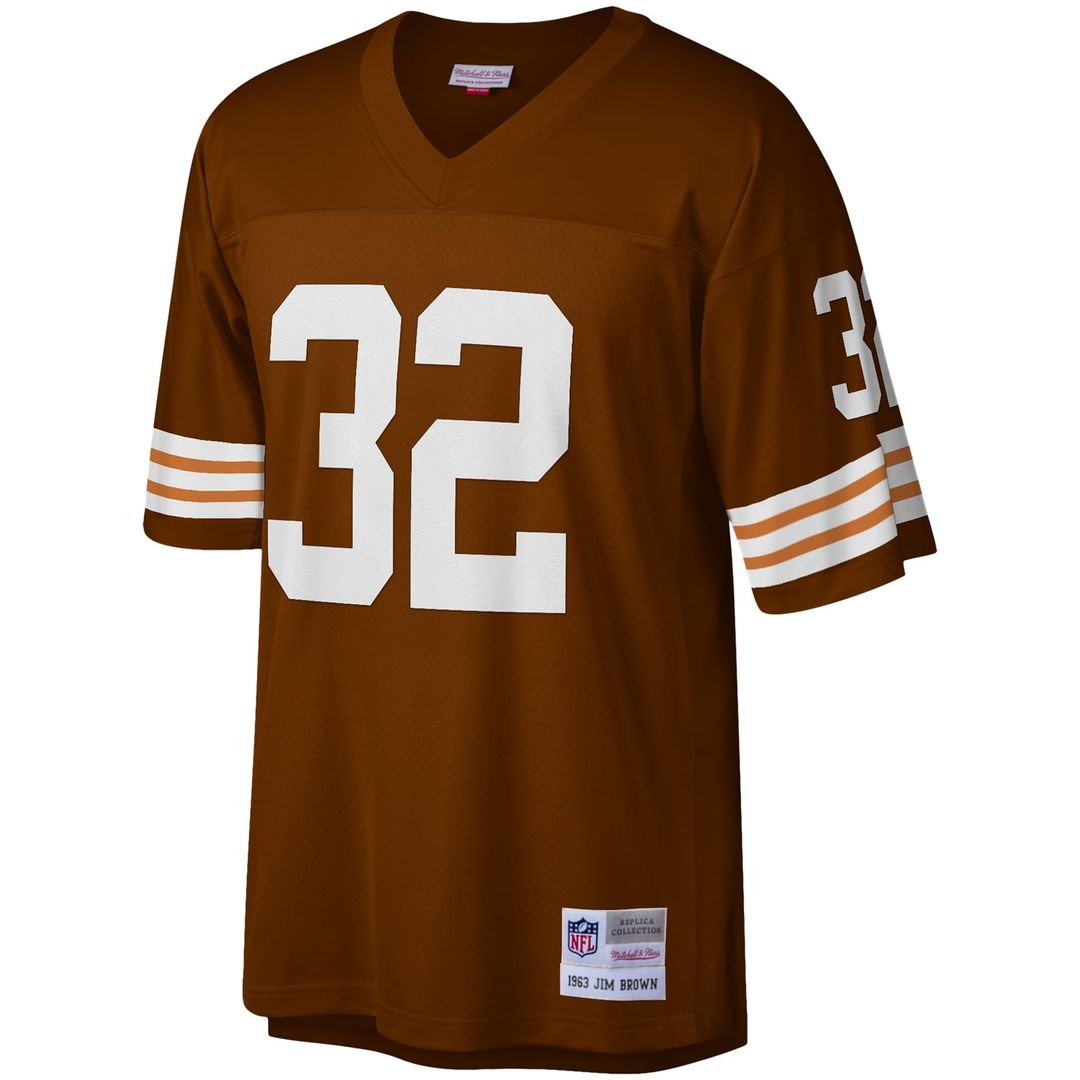 Jim Brown Cleveland Browns Brown Legacy Replica Jersey