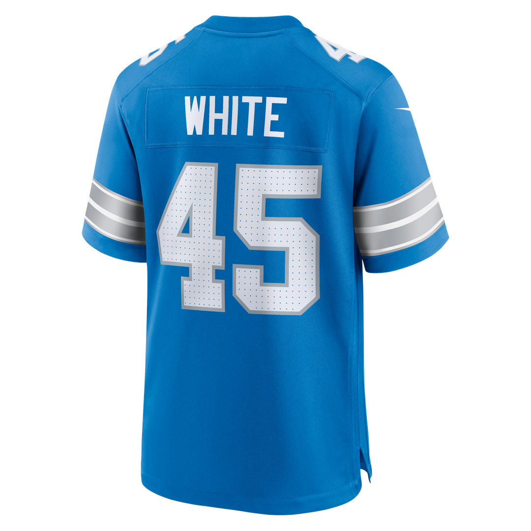 Devin White Detroit Lions Blue Team Game Jersey