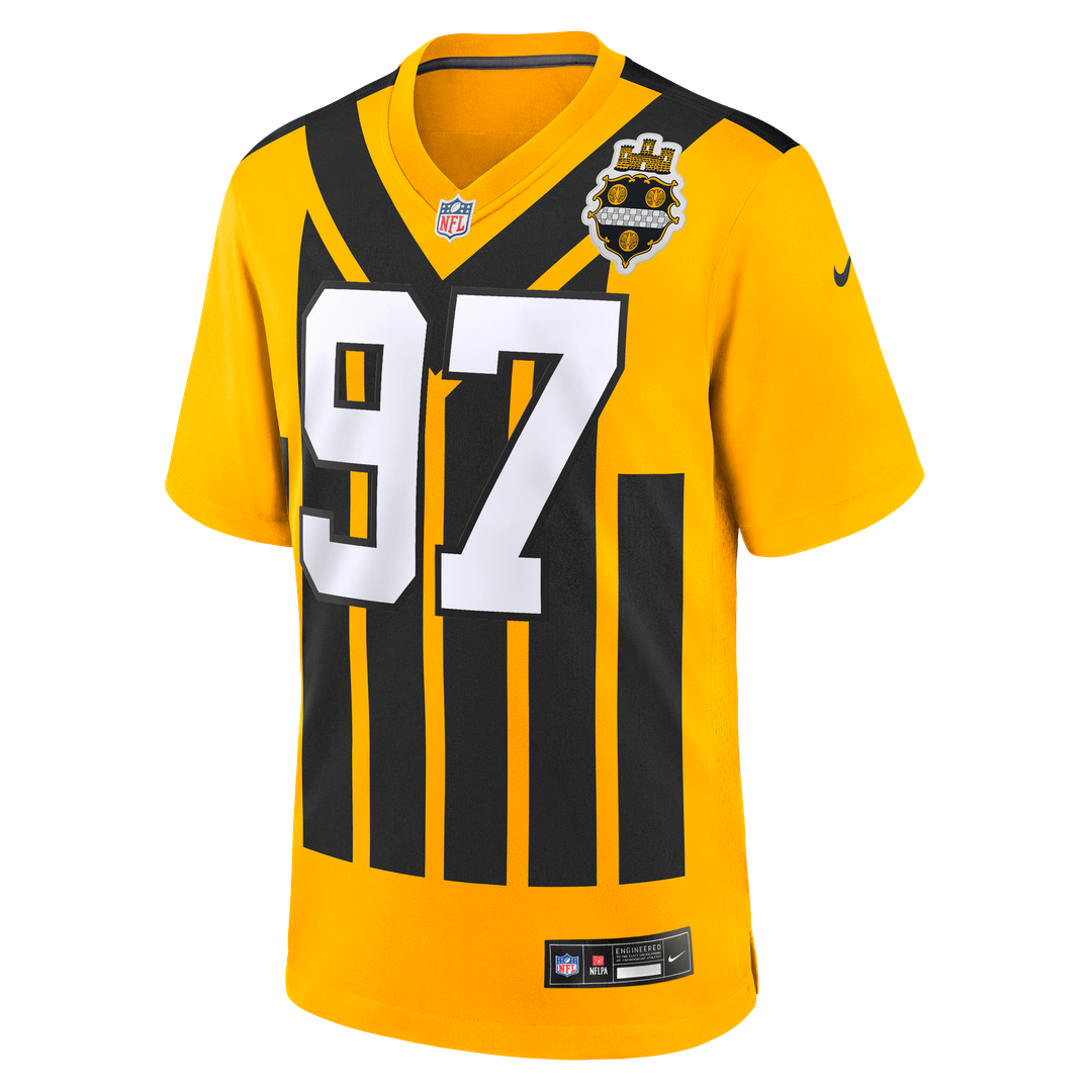 Cameron Heyward Pittsburgh Steelers Gold Alternate 1933 Throwback Game Jersey