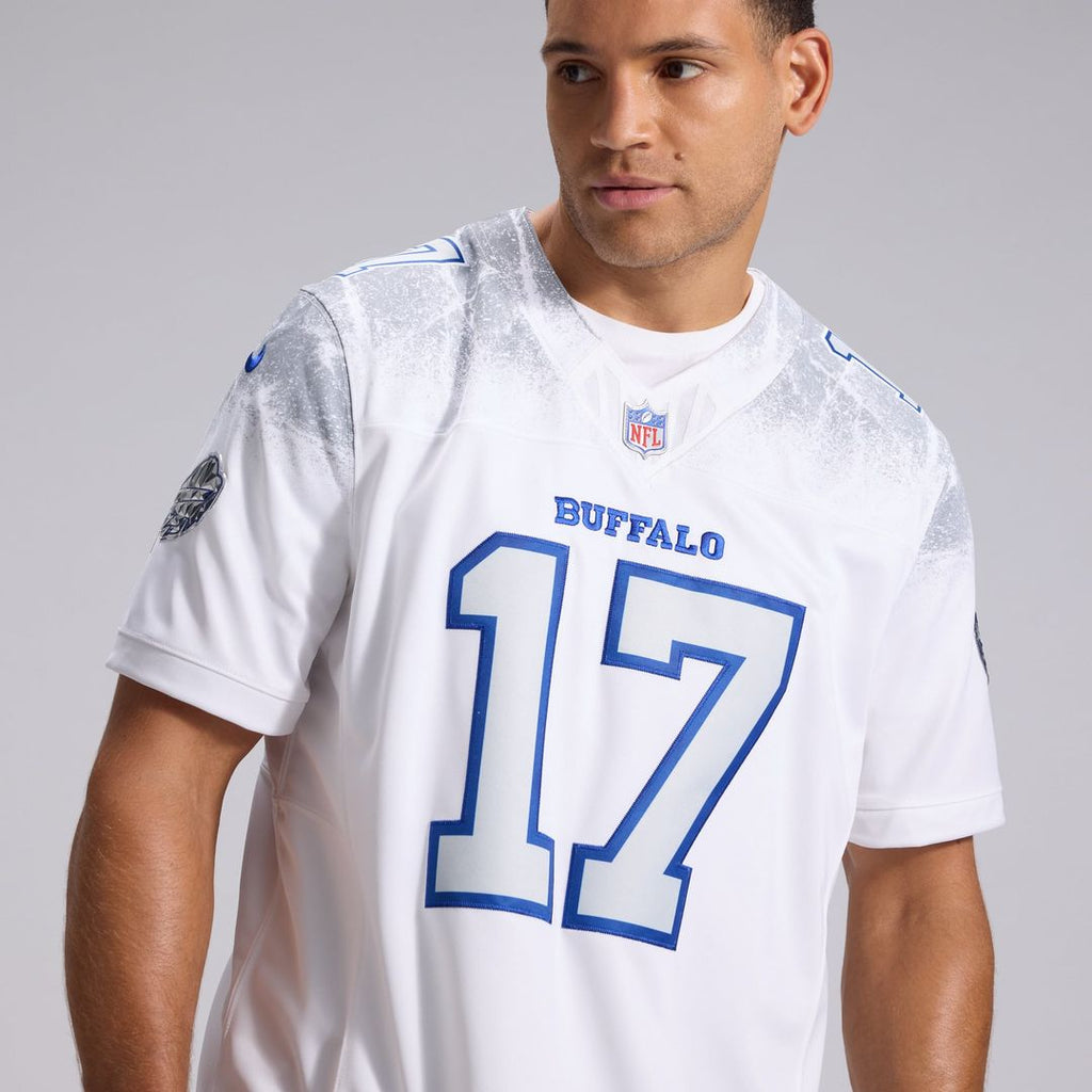 Josh Allen Buffalo Bills White Rivalries Collection Stitched Limited Jersey