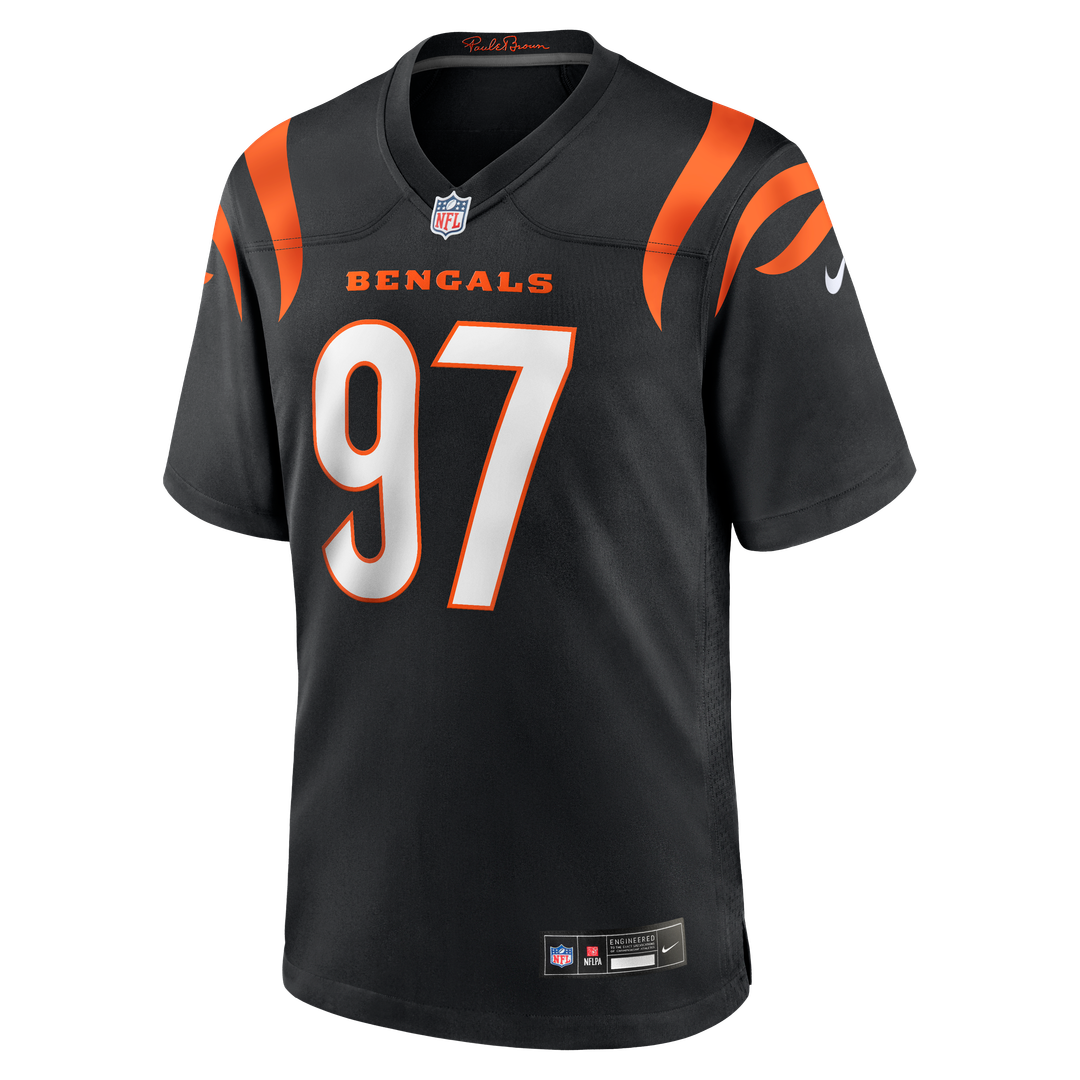 Dexter Lawrence II Cincinnati Bengals Black Game Jersey