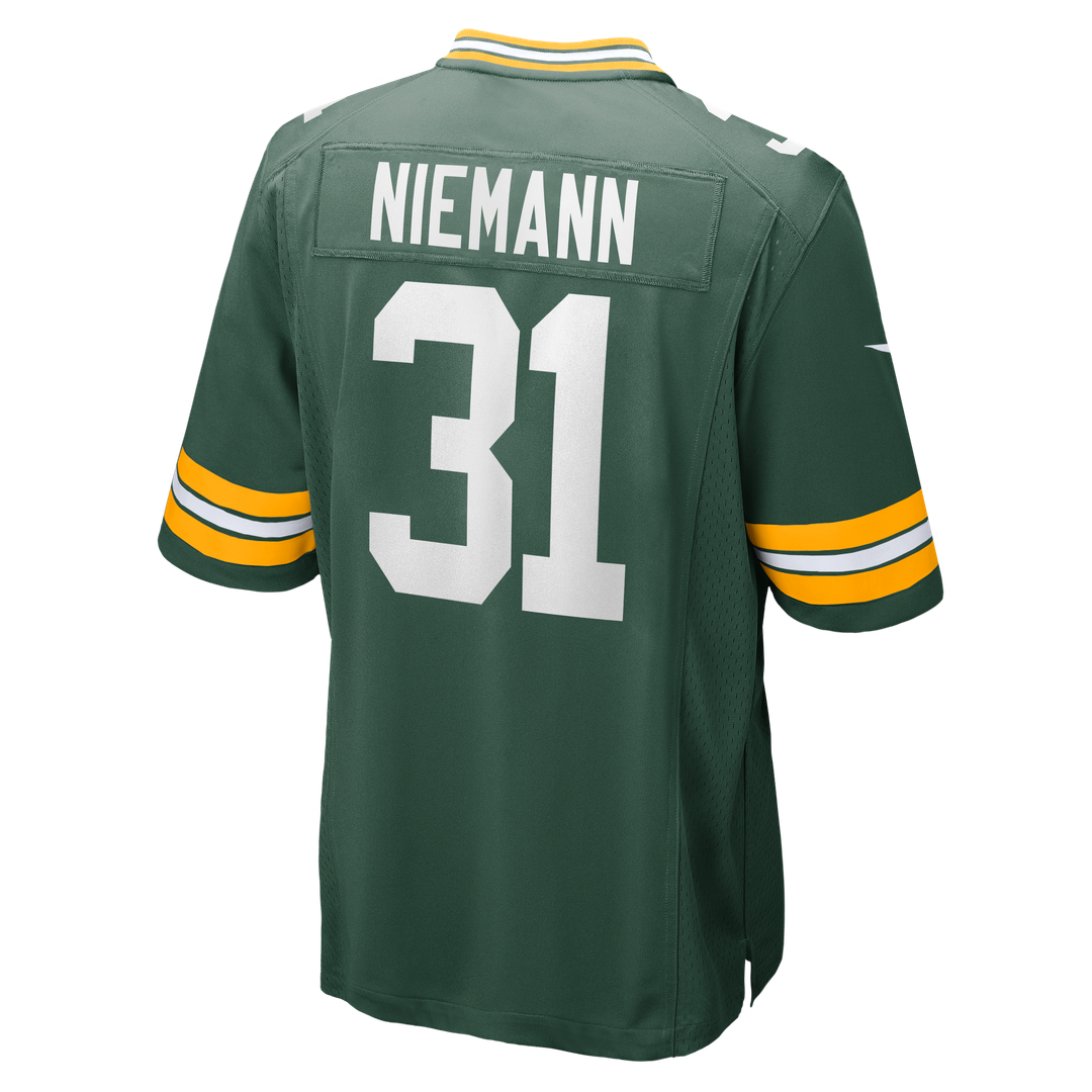 Nick Niemann Green Bay Packers Green Team Game Jersey