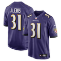Jamal Lewis Baltimore Ravens Purple Game Retired Player Jersey