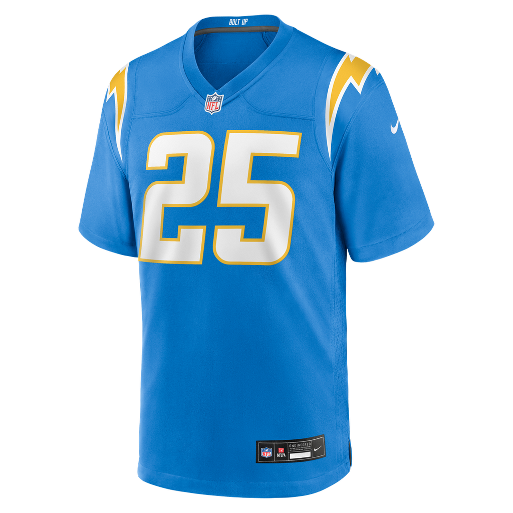 Junior Colson Los Angeles Chargers Powder Blue Team Game Jersey