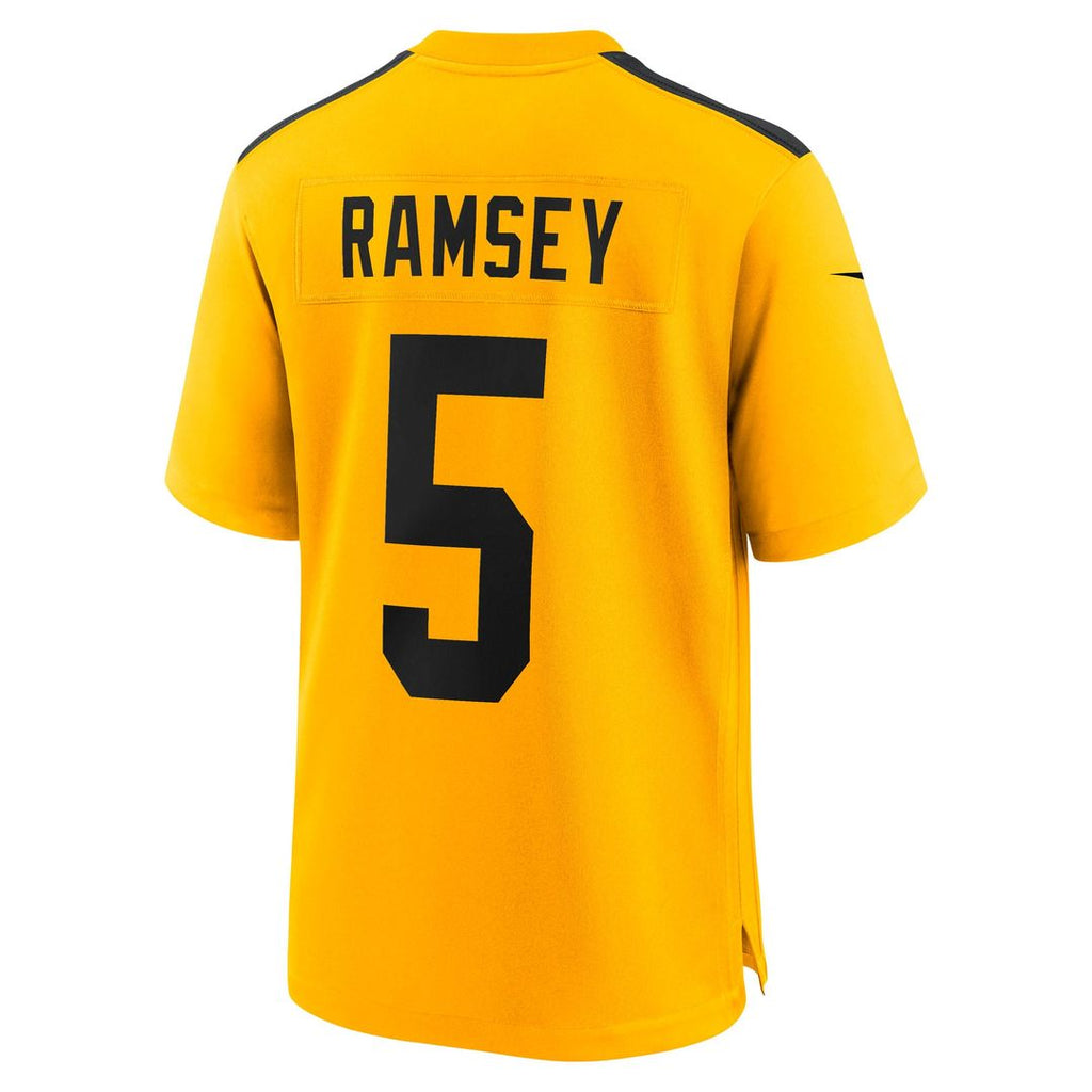 Jalen Ramsey Pittsburgh Steelers Gold Alternate 1933 Throwback Game Jersey