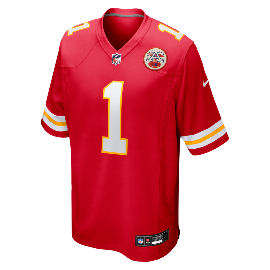 Xavier Worthy Kansas City Chiefs Red Player Game Jersey