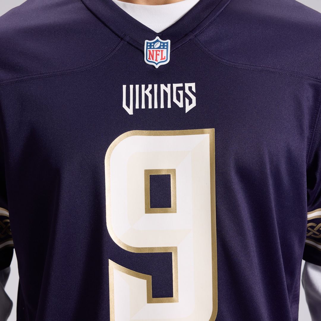 J.J McCarthy Minnesota Vikings Purple 2026 Rivalries Collection Game Jersey