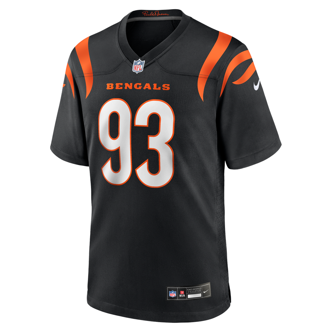 McKinnley Jackson Cincinnati Bengals Black Game Jersey