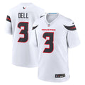 Tank Dell Houston Texans White Game Jersey