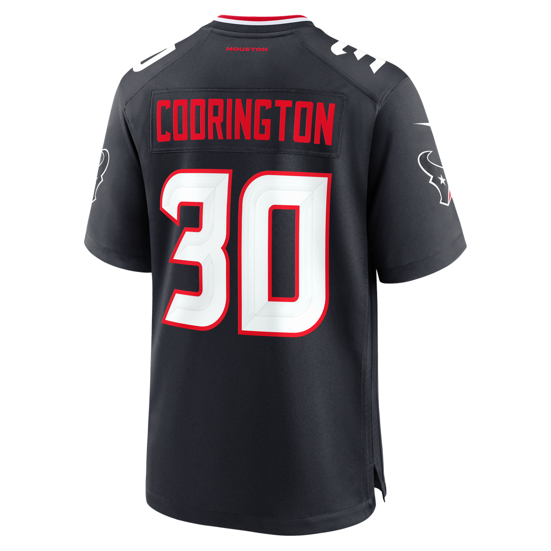 Brandon Codrington Houston Texans Navy Team Game Jersey