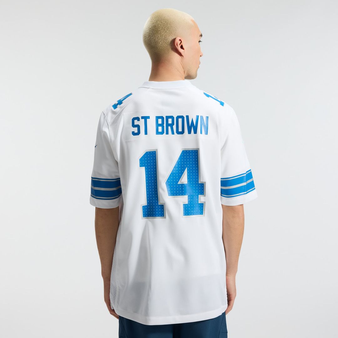 Amon-Ra St. Brown Detroit Lions Black 2nd Alternate Game Jersey
