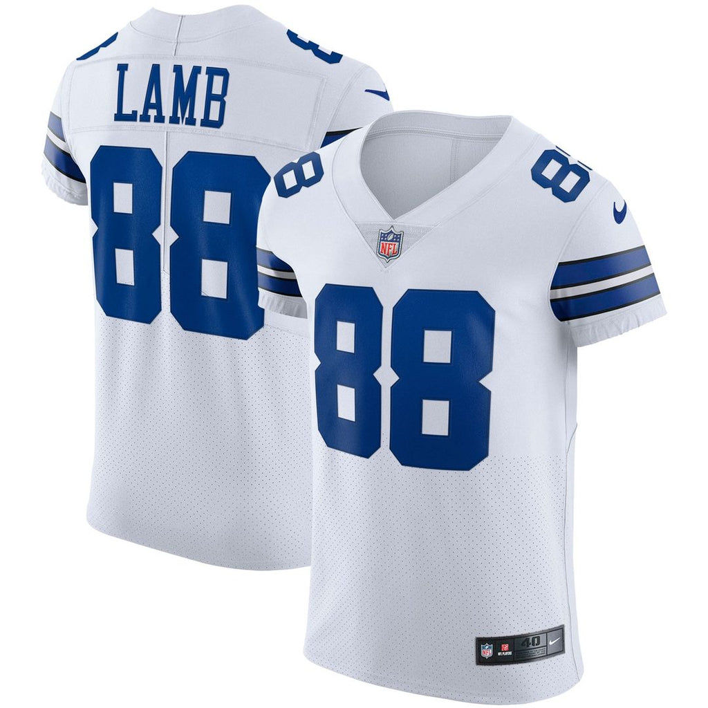 CeeDee Lamb Dallas Cowboys White Vapor Elite Jersey
