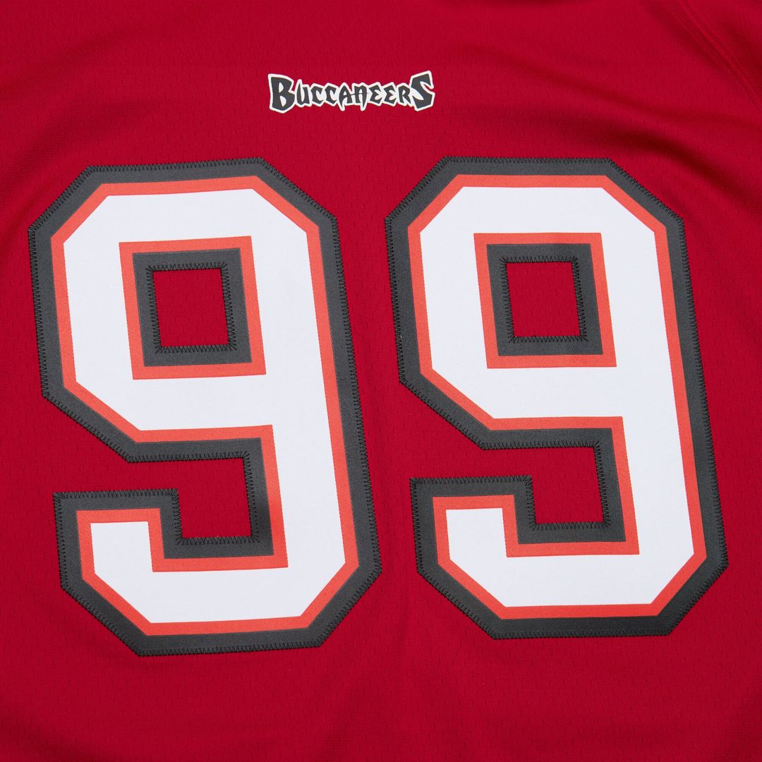Warren Sapp Tampa Bay Buccaneers Orange 1995 Legacy Replica Jersey