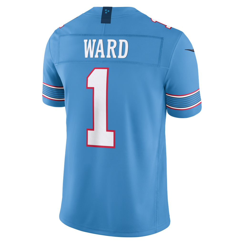 Cameron Ward Tennessee Titans Light Blue Team Vapor F.U.S.E. Stitched Limited Jersey