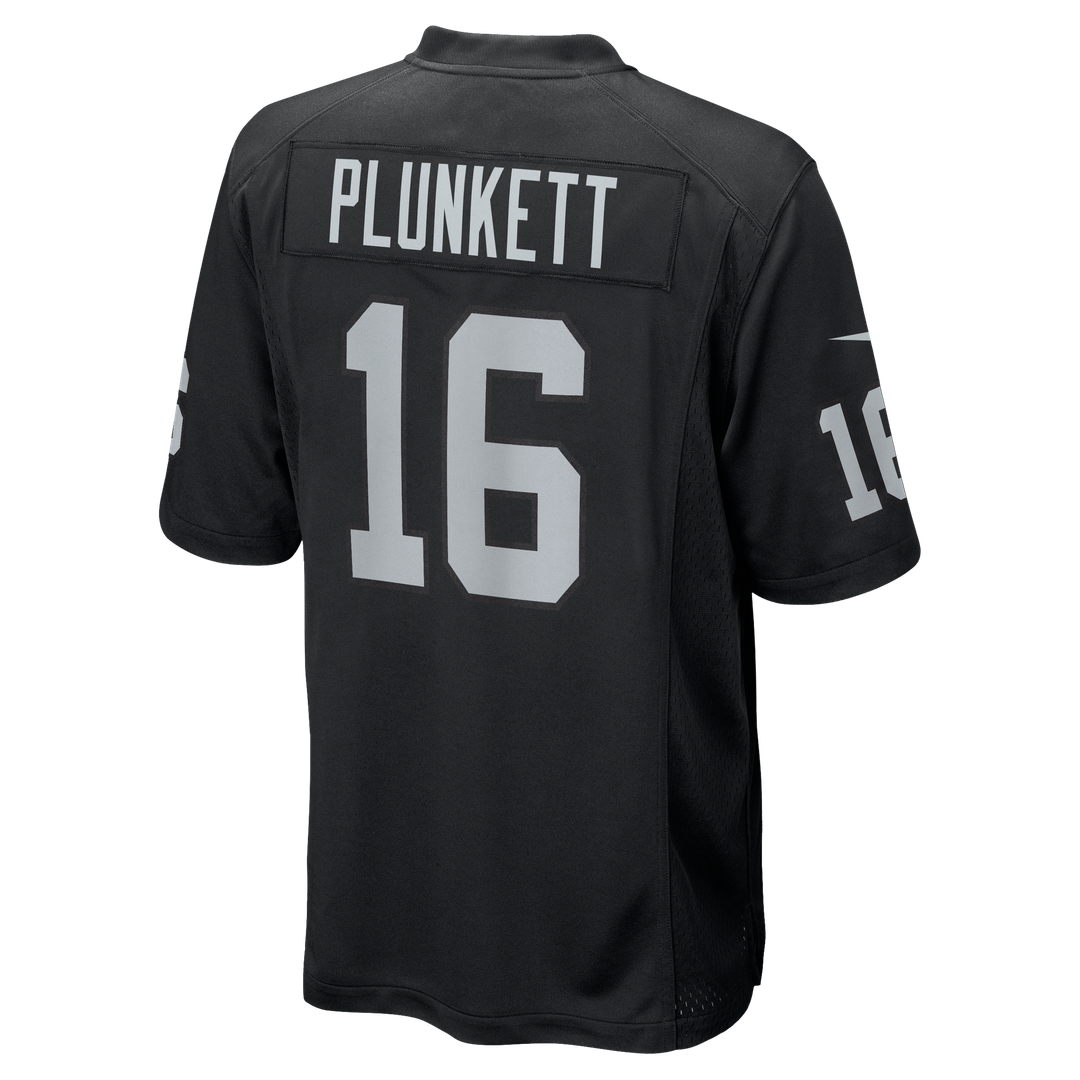 Jim Plunkett Las Vegas Raiders Black Game Retired Player Jersey