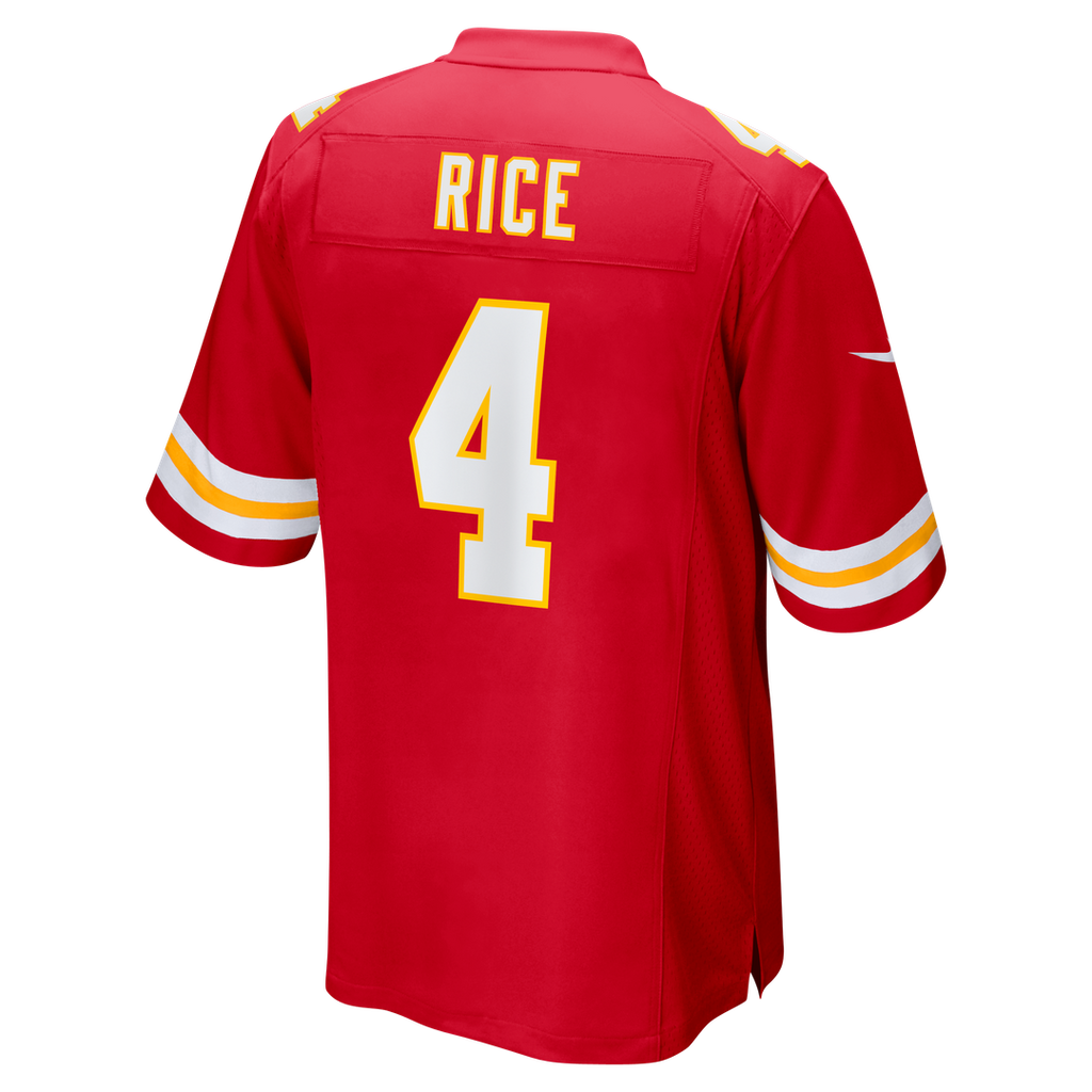 Rashee Rice Kansas City Chiefs Red Game Jersey