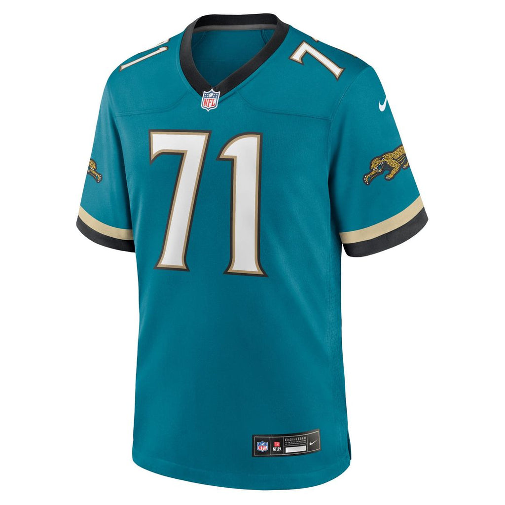 Tony Boselli Jacksonville Jaguars Teal Prowler Throwback Retired Player Game Jersey