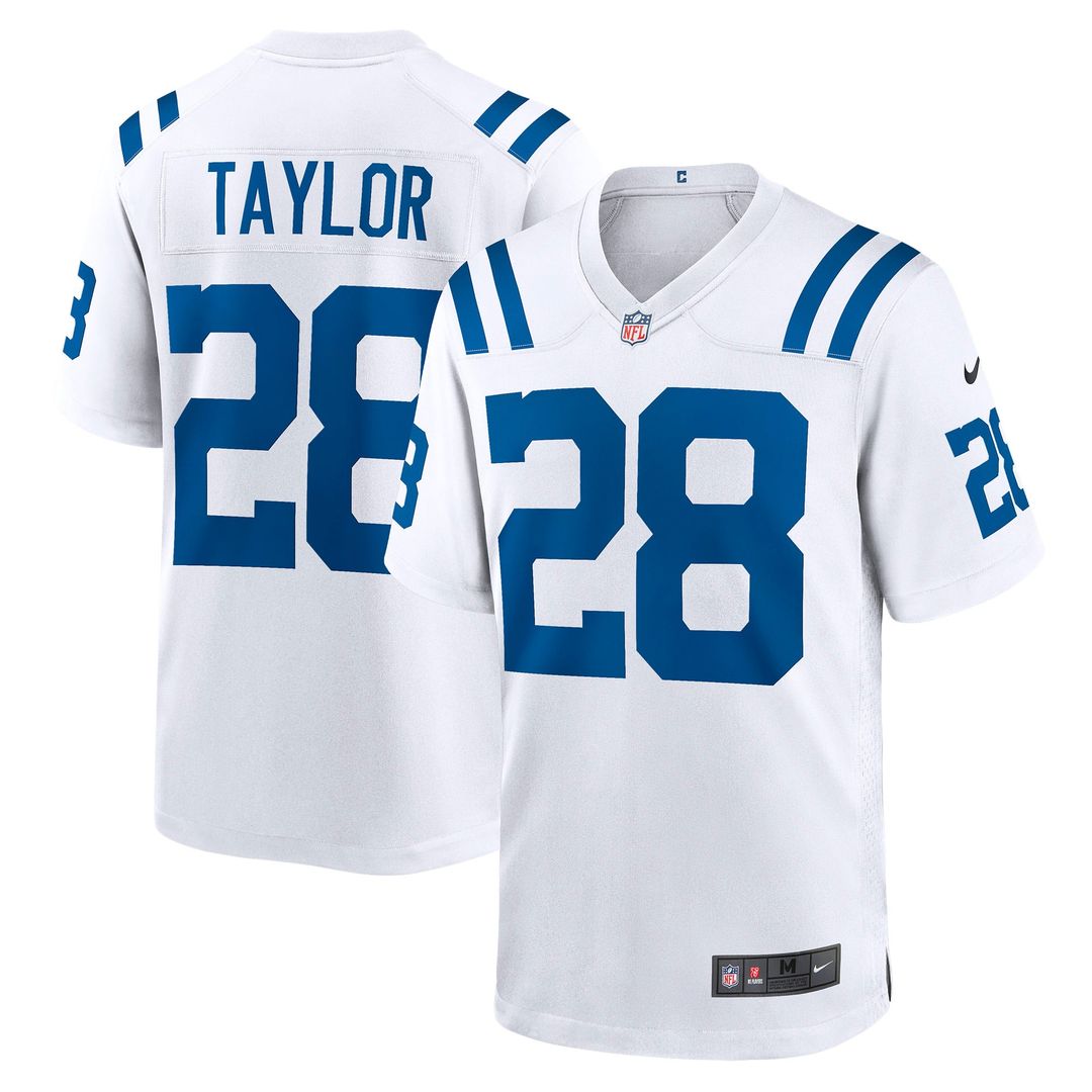 Jonathan Taylor Indianapolis Colts White Player Game Jersey