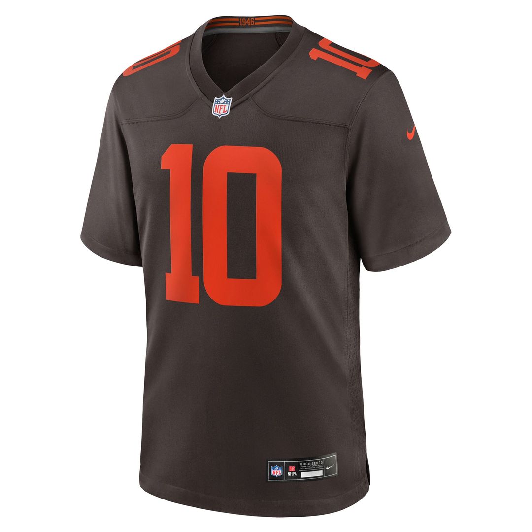 Quinshon Judkins Cleveland Browns Brown Alpha Dawg Game Jersey