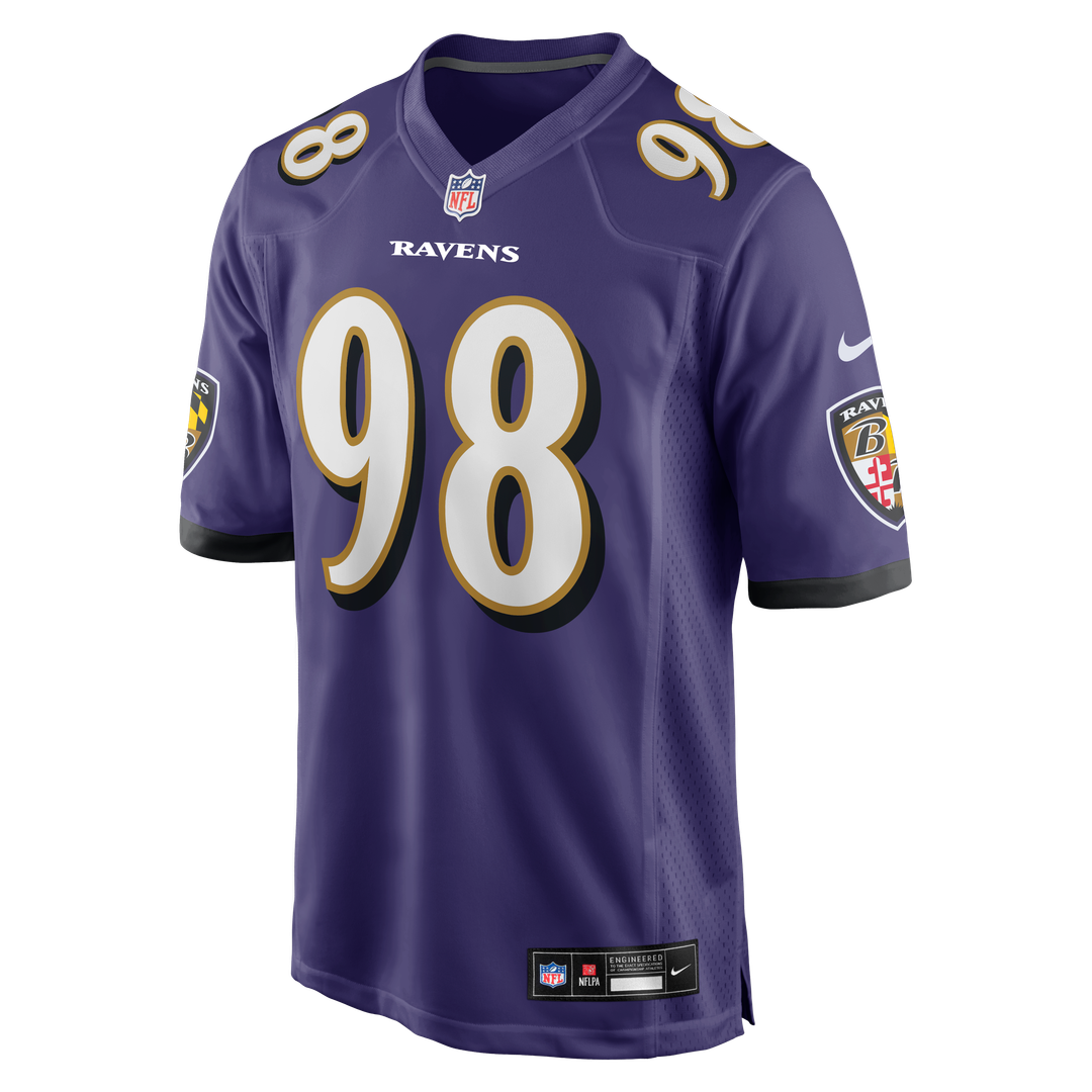 Tony Siragusa Baltimore Ravens Purple Game Retired Player Jersey