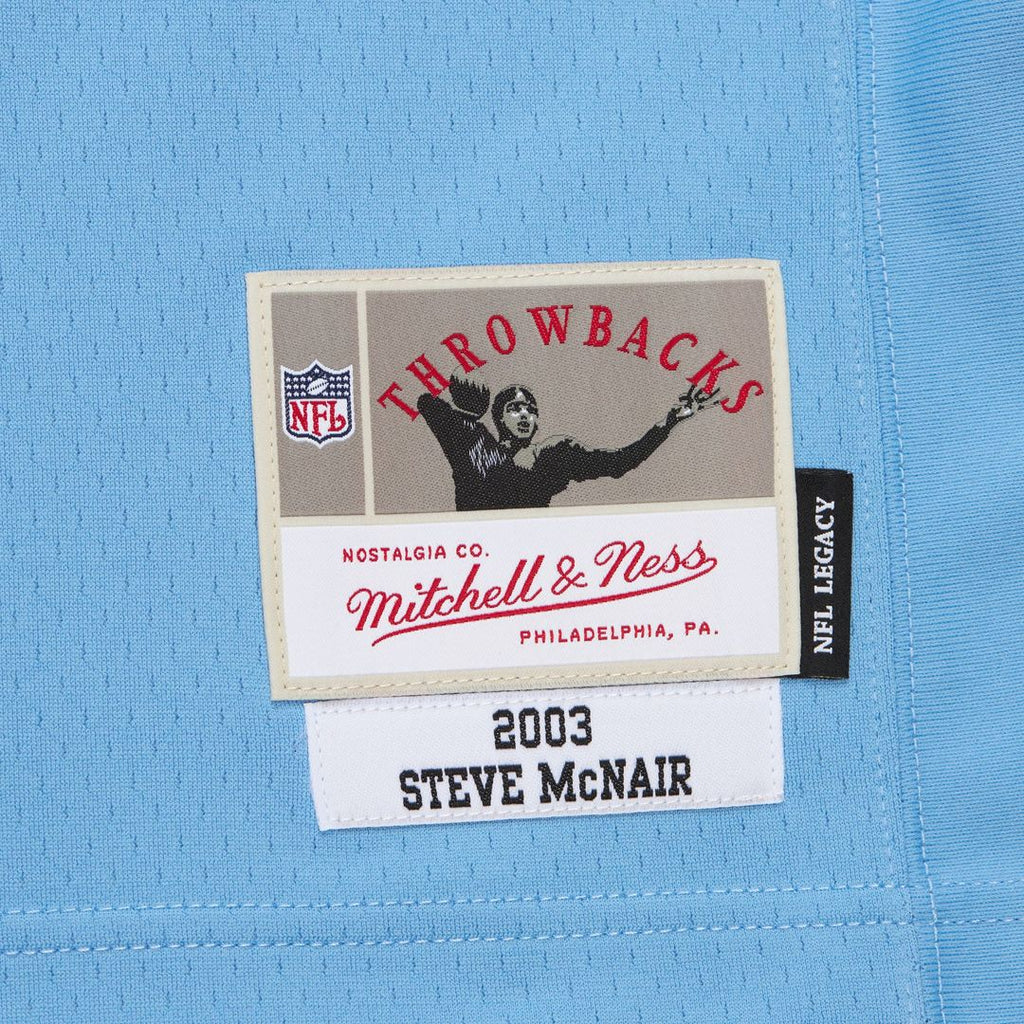 Steve McNair Tennessee Titans Light Blue 2003 Legacy Replica Jersey