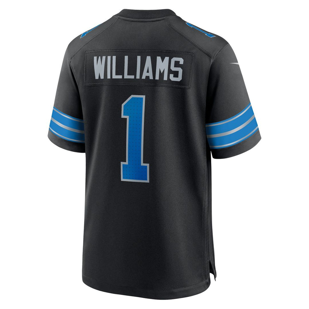 Jameson Williams Detroit Lions Blue Game Player Jersey