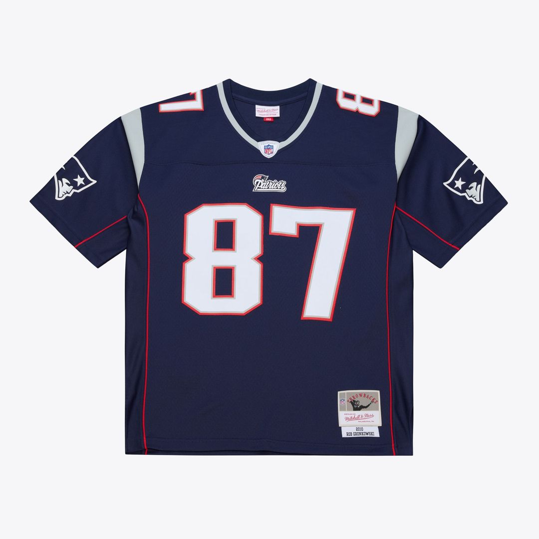 Rob Gronkowski New England Patriots Navy Big & Tall 2010 Legacy Retired Player Jersey