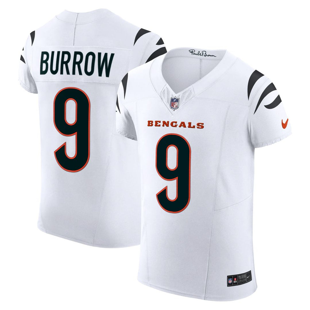 Joe Burrow Cincinnati Bengals White Vapor F.U.S.E. Elite Jersey