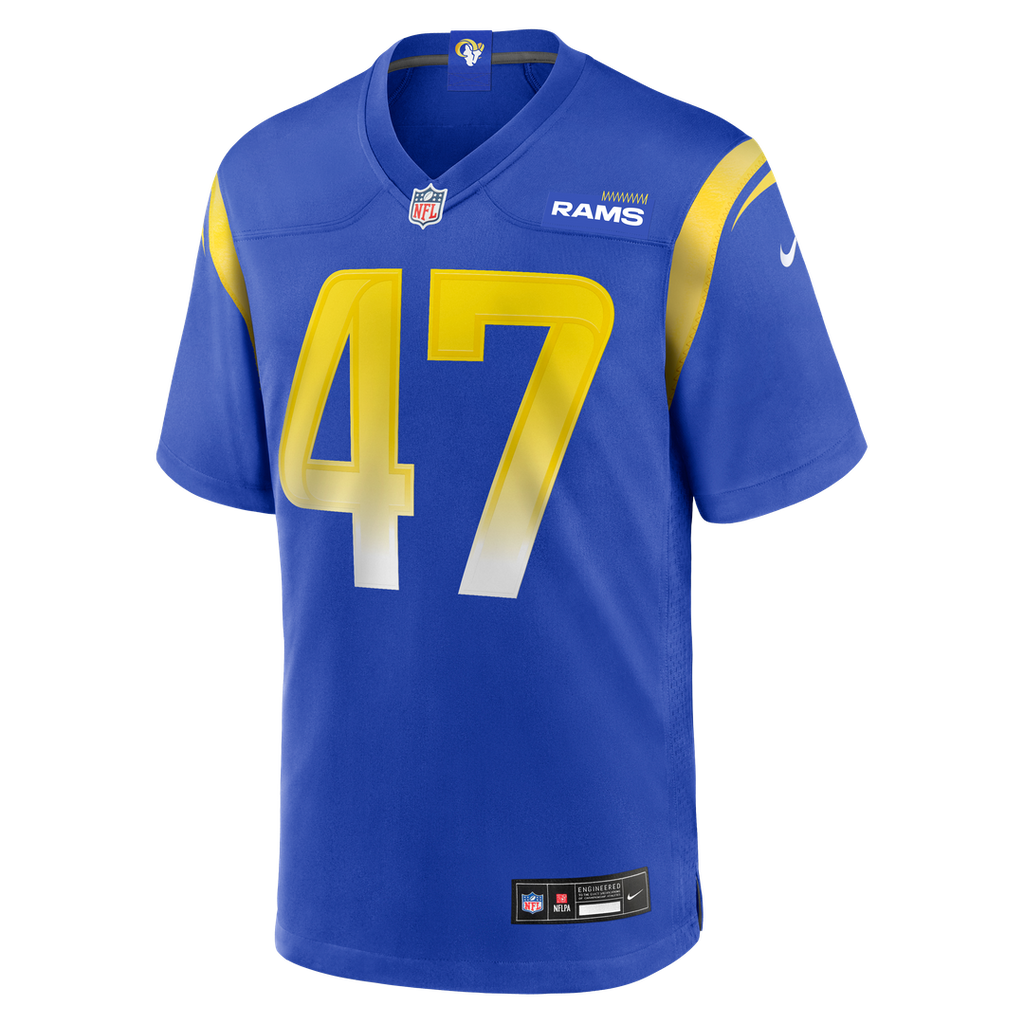 Alex Ward Los Angeles Rams Royal Home Game Jersey