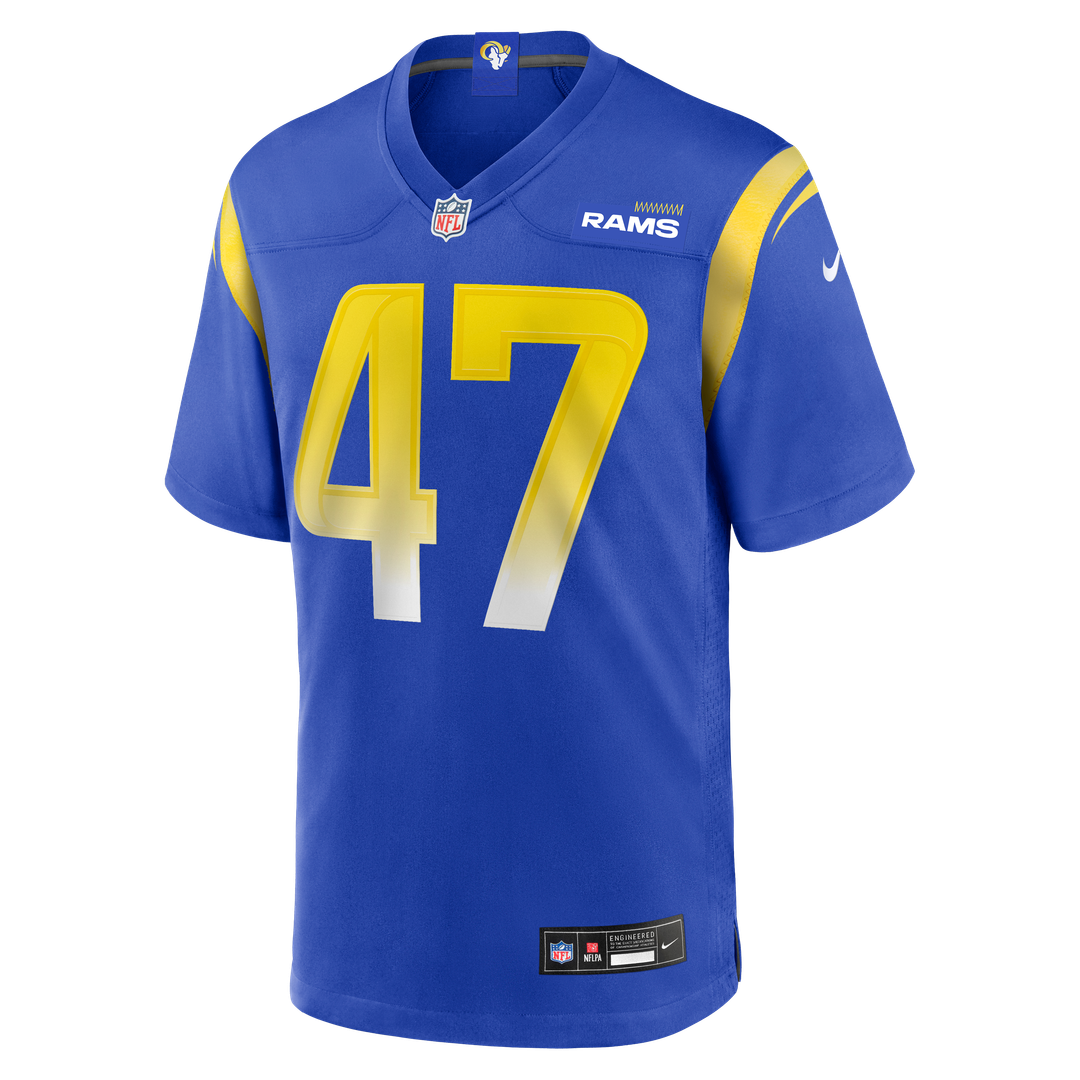 Alex Ward Los Angeles Rams Royal Home Game Jersey