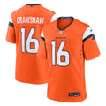 Jeremy Crawshaw Denver Broncos Orange Team Game Jersey