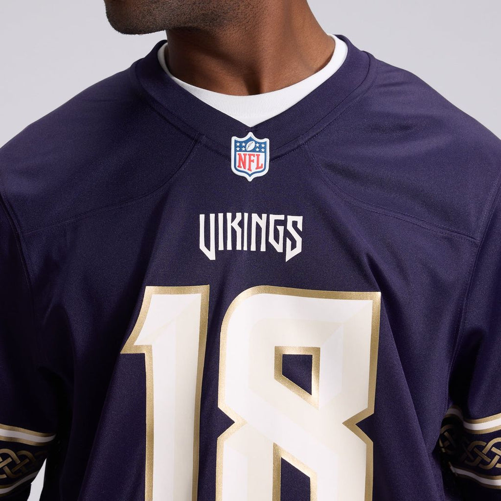 Justin Jefferson Minnesota Vikings Purple 2026 Rivalries Collection Game Jersey