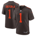 KC Concepcion Jr. Cleveland Browns Brown Alternate Game Jersey
