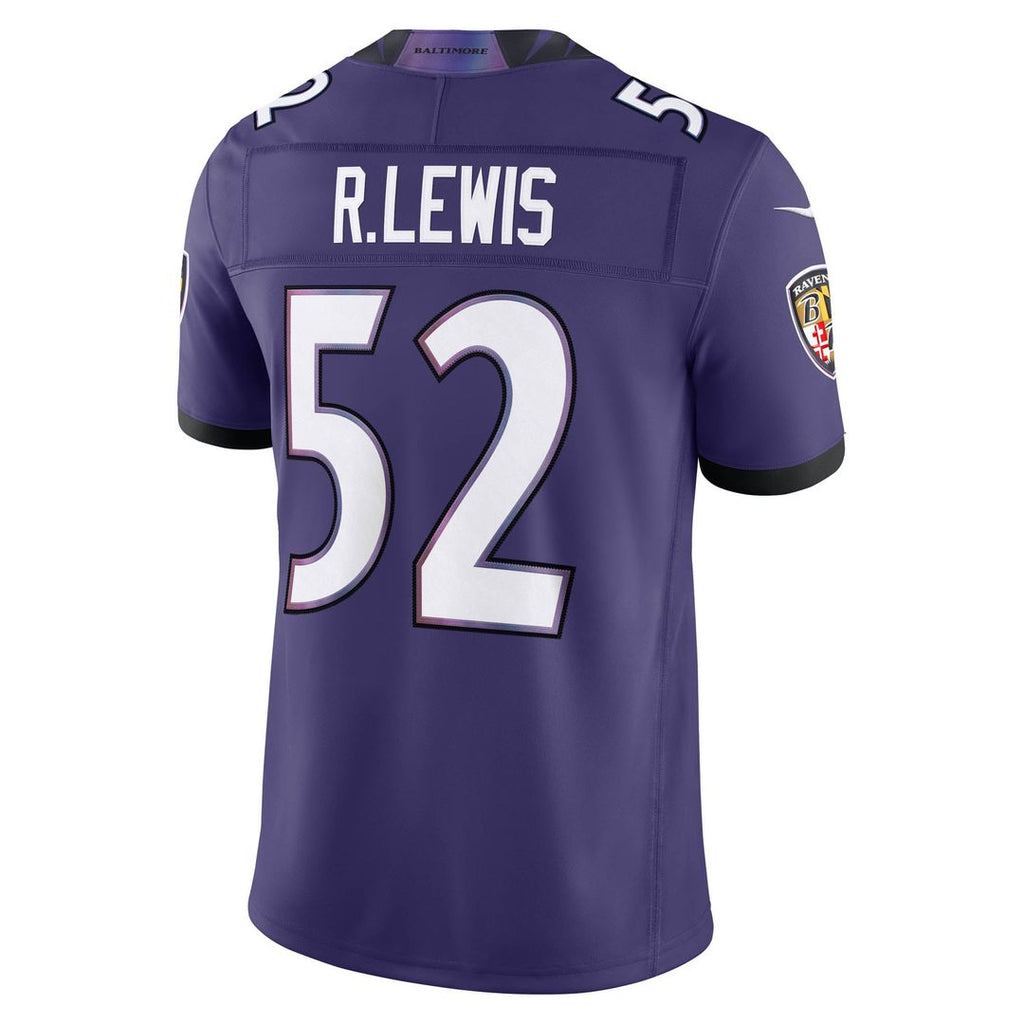Ray Lewis Baltimore Ravens Purple Vapor F.U.S.E. Stitched Retired Limited Jersey